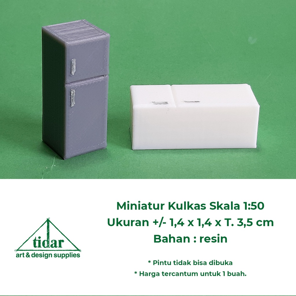 

[MR] AN- Miniatur Maket Kulkas / Refrigerator / Lemari Es Skala 1:50