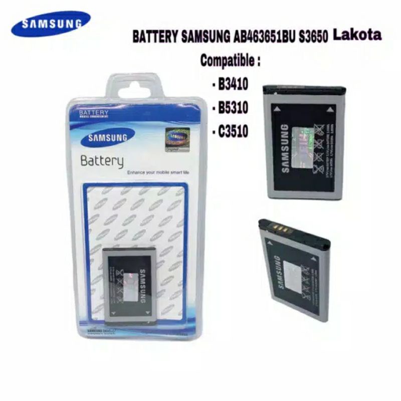 BATERAI BATRE BATTERY SAMSUNG S3650 / LAKOTA AB463651BU