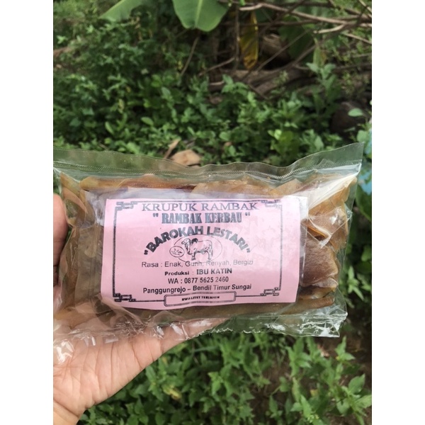 

Krupuk Kulit Rambak Mentah Super Kerbau BAROKAH LESTARI