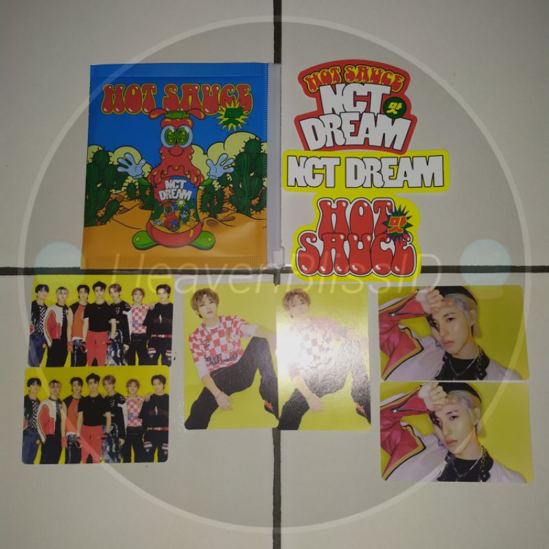 (READY STOCK) Sharing PC Sticker NCT Dream - Hot Sauce