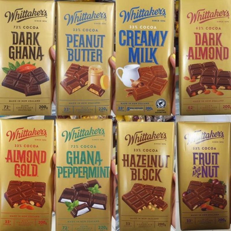 

COKELAT WHITTAKERS 200GR ORIGINAL IMPORT