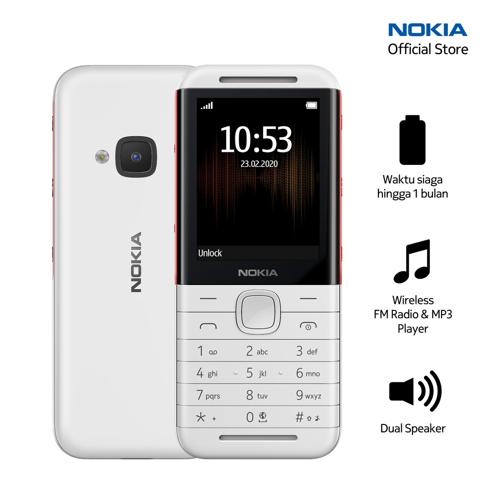 Nokia 5310 - White Red | Shopee Indonesia