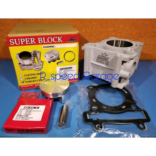 BLOK CERAMIC & PISTON FORGED BRT MX . VIXION OLD . NVL . R15 . NVA . MX KING . XABRE . ANV 150 62.00