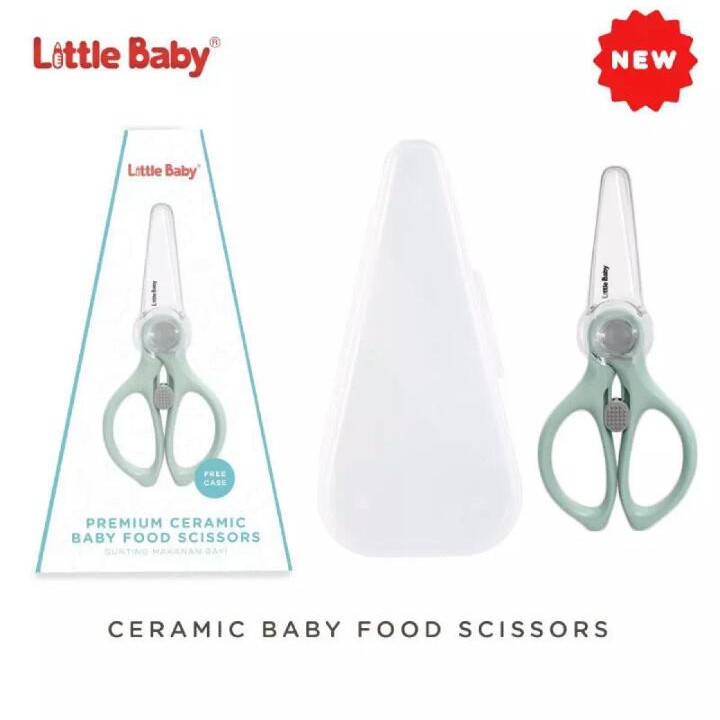 LITTLE BABY CERAMIC BABY FOOD SCISSORS / GUNTING MAKANAN / Kohana / ceramic scissor / stein scissors