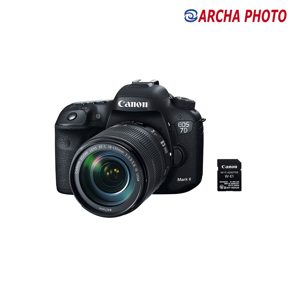 Canon Eos 7d Mark Ii Kit Ef S18 135mm Is Usm Wi Fi Adapter Archa Photo Shopee Indonesia