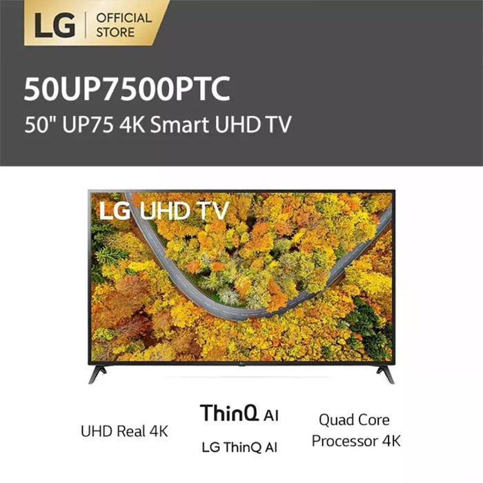 TV LG 50UP7500PTC 50 INCH SMART TV UHD 4K 50UP7500