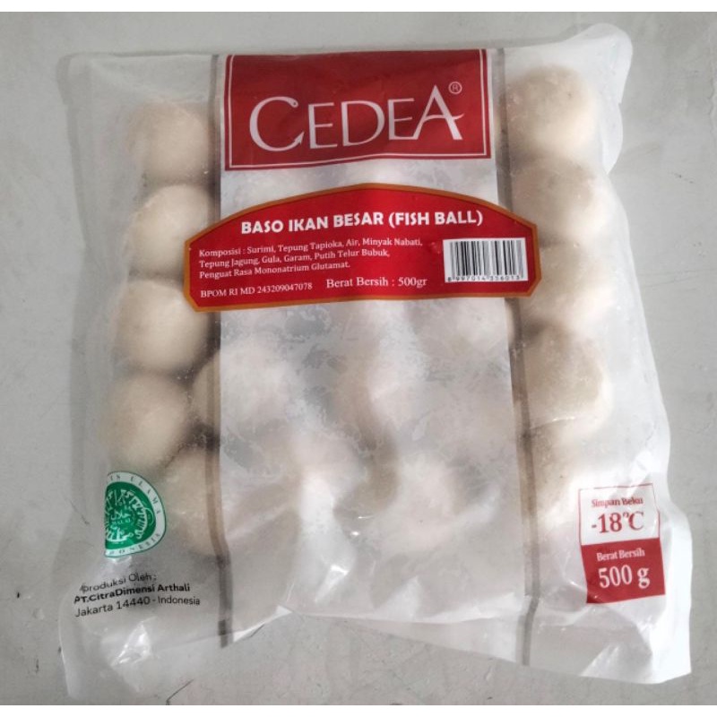 

CDA fish ball 500gr