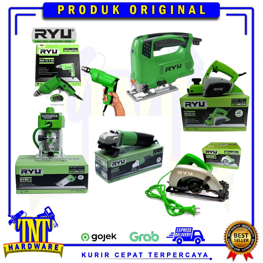 RYU PAKET 6 ITEM POWER TOOLS