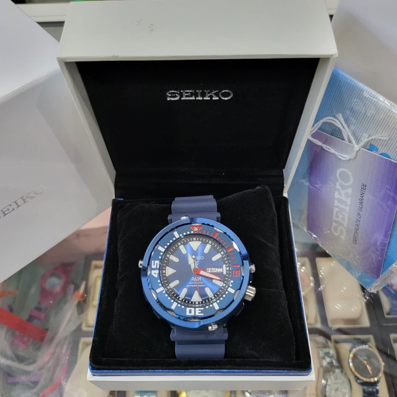 Ready Stock Jam Tangan Pria Seiko Prospex Tuna Automatic Original 100%