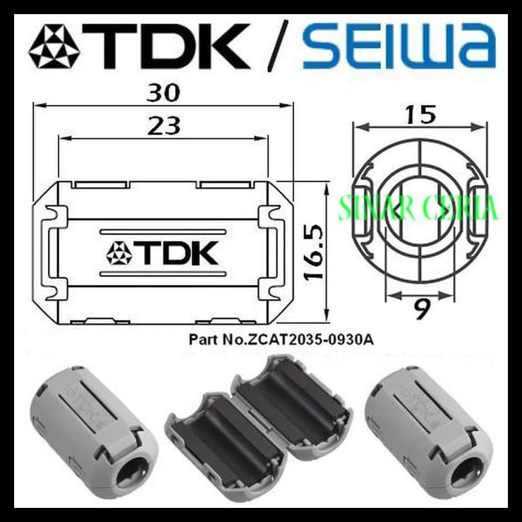 Promo Magnet Tdk / Ferite Ferrite Zcat Clamps 2035-0930 Penghemat Bbm Best Seller !!!