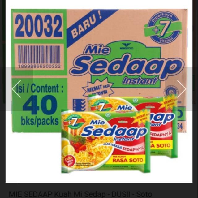 

Mie Sedaap Soto 75 gr