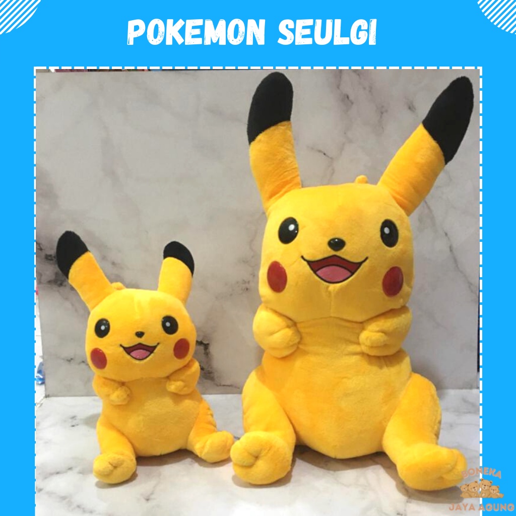 BONEKA POKEMON JUMBO BONEKA POKEMON SEULGI BONEKA POKEMON PIKACHU BONEKA PIKACHU JUMBO BONEKA POKEMO