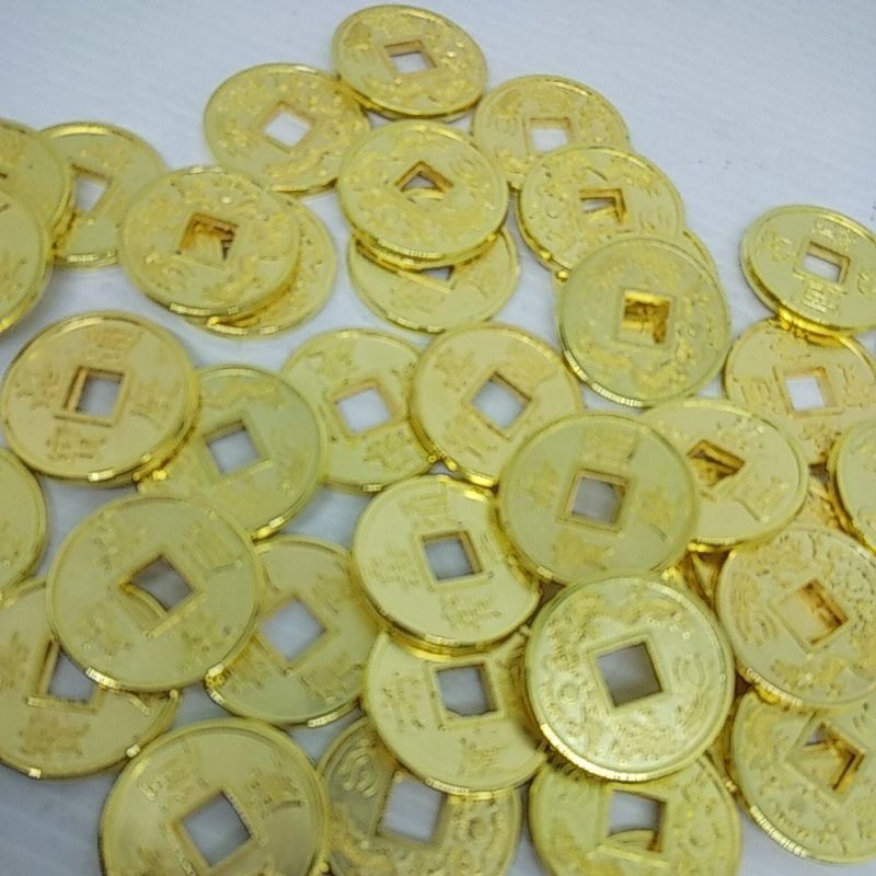 Koin Imlek Koin Cina Emas Hiasan Imlek Dekorasi Imlek