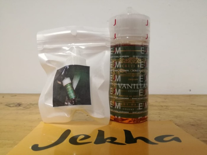 ketengan ecer eceran ejm tickets vanilla custard 3mg 6mg liquid vape