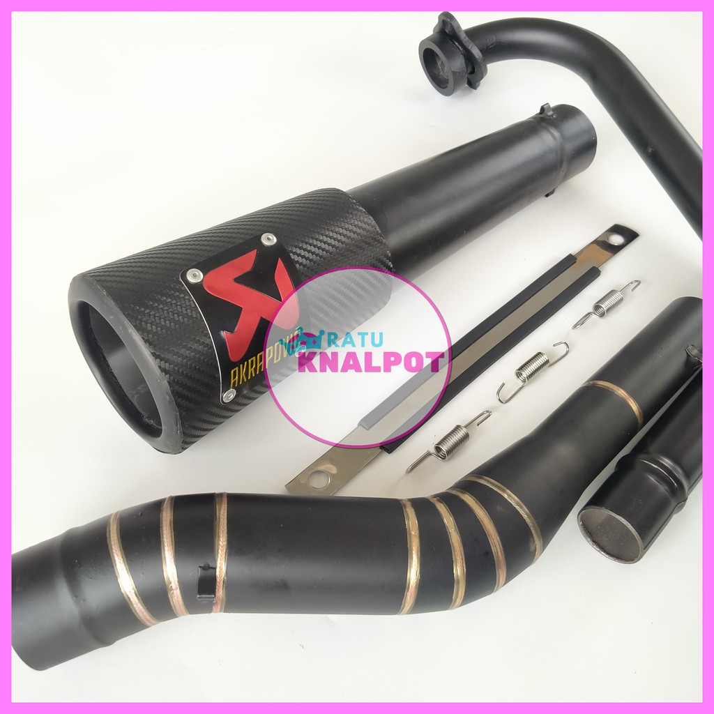 Knalpot Racing Akrapovic Glass Carbon Fullset For R15 V2/V3