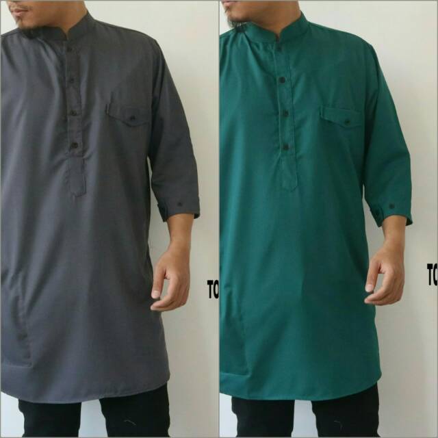 BAJU MUSLIM CASUAL SUNNAH / BAJU KOKO / KEMEJA KOKO / KEMKO / SUNNAH / KURTA