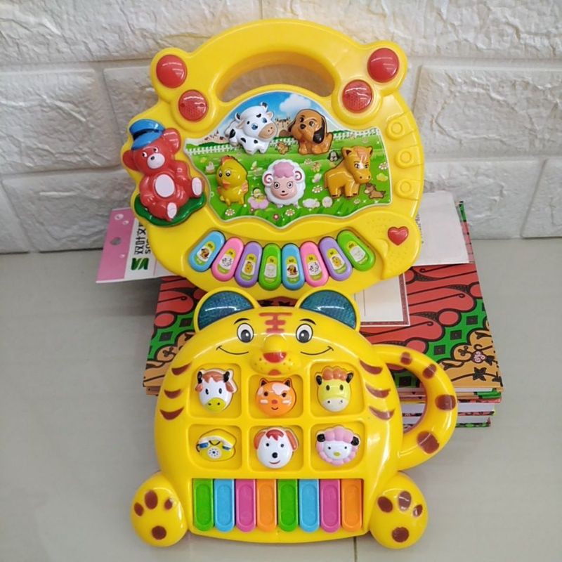 Mainan anak Piano + suara macam-macam hewan