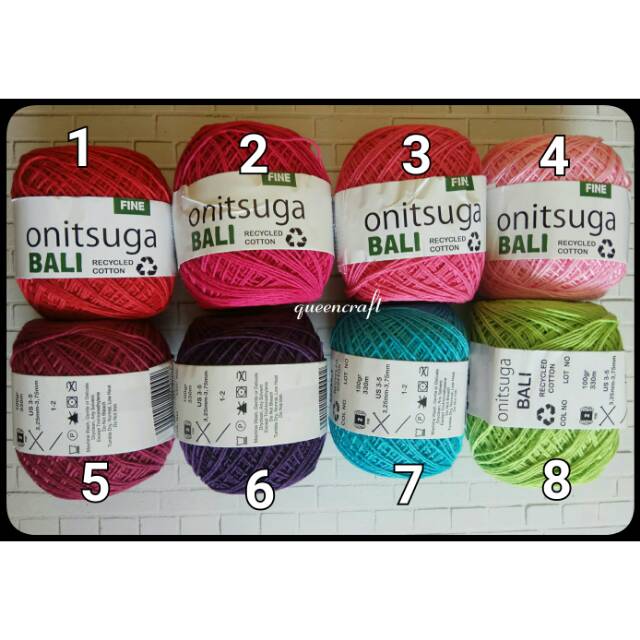 Benang rajut KATUN ONITSUGA BALI polos Shopee Indonesia Benang rajut KATUN ONITSUGA BALI polos Shopee Indonesia