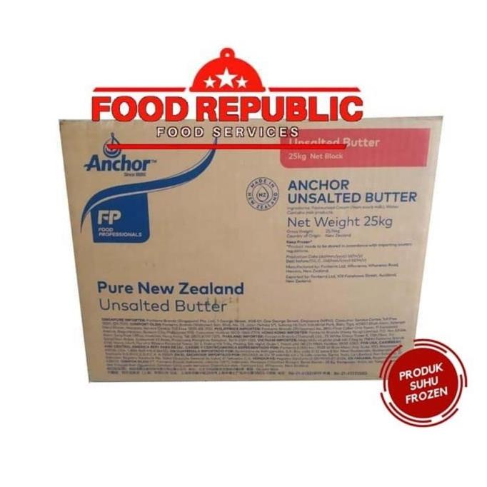

Unsalted Butter Anchor 1 Kg Repack Import Produk Premium Sale