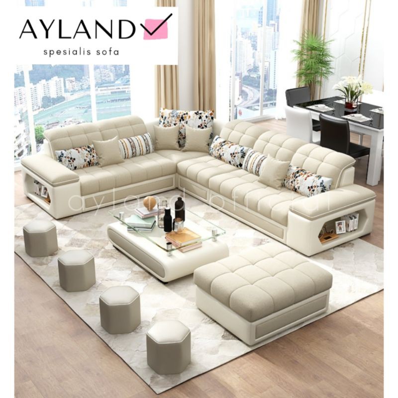 Sofa Ruang Tamu Terbaru Minimalis Modern Leter U