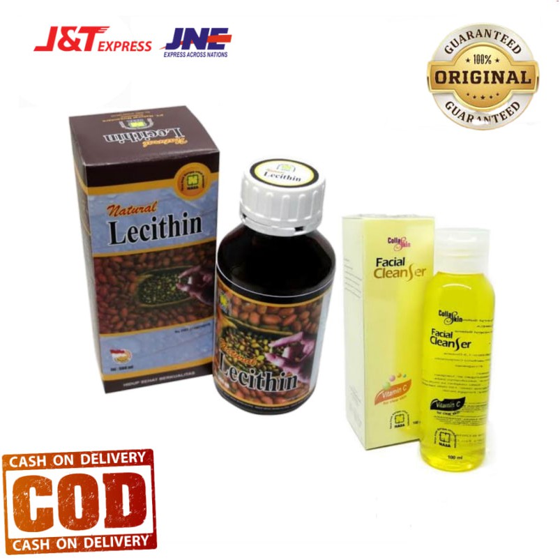 Paket Penghilang Flek Hitam Dan Jerawat Ampuh NASA Herbal - Collaskin Facial Cleanser Lecithin