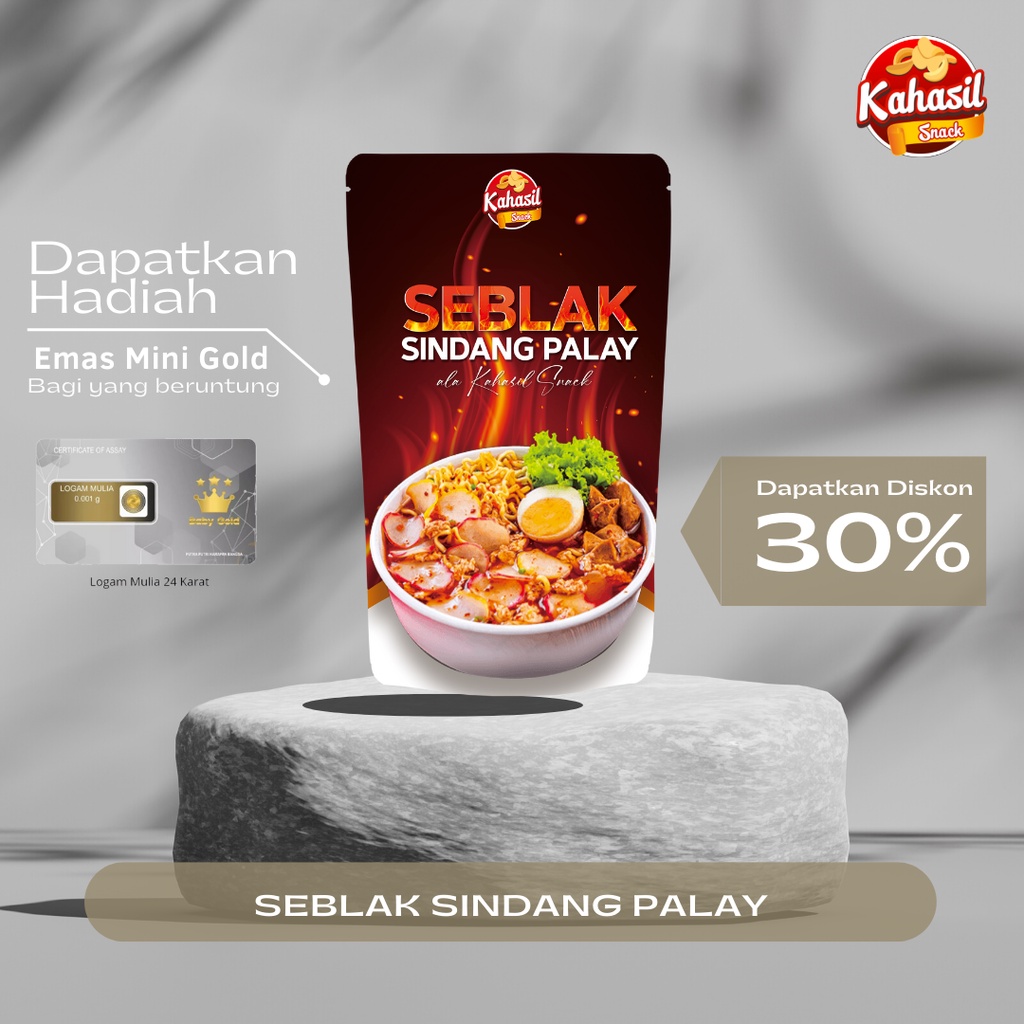 

Seblak Instan Komplit Super Pedas Sindang Palay