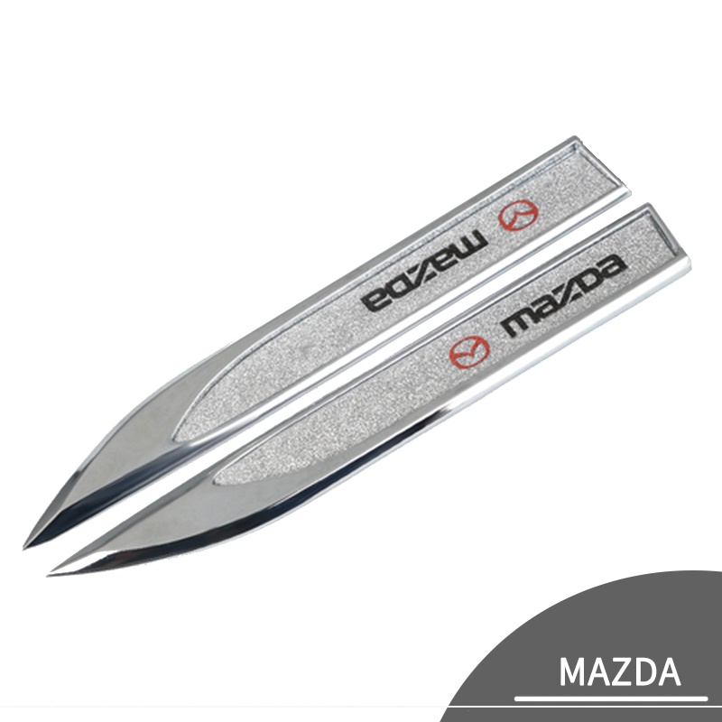 2pcs Stiker Logo Metal Hias Berlian Imitasi Untuk Mazda 2 3 5 6 CX-3 CX-5 CX-7 CX-9 CX-30