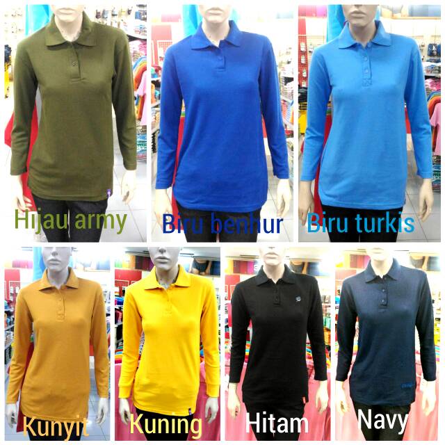 POLO SHIRT CEWEK/TANGAN PANJANG/PQ LACOSTE