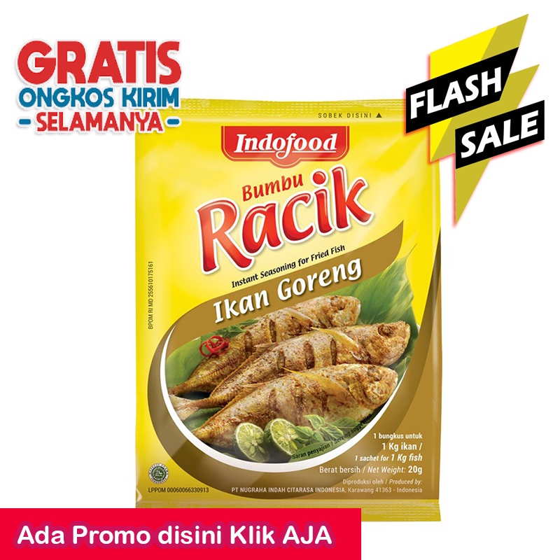 

INDOFOOD Bumbu Racik Ikan Goreng 20 gr