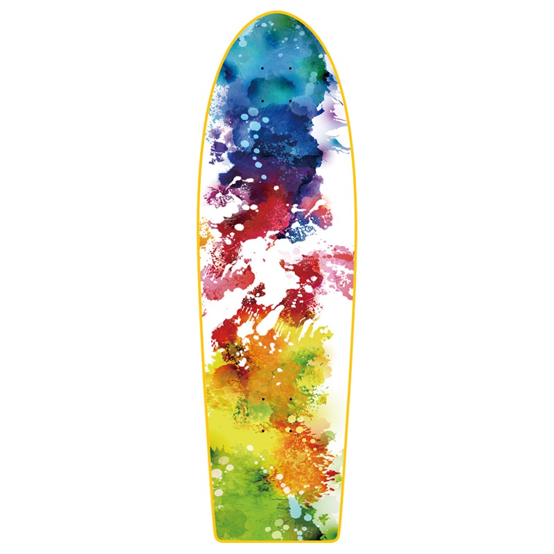 Deck Skateboard 34x10.25 Inci Dengan Desain Cold Press Canandian Maples Deck