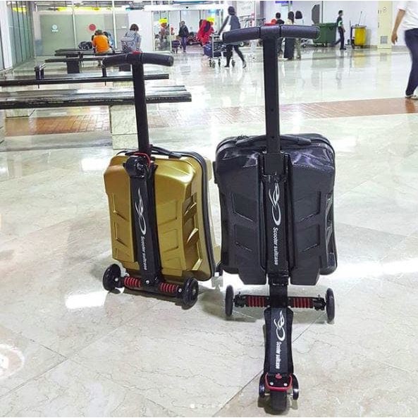 TERMURAH / Koper Scooter / Scooter Suitcase / skuter tas - Emas
