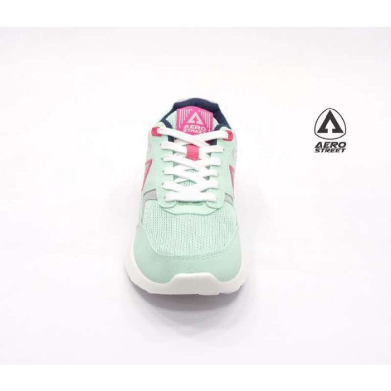 Aerostreet 40 Osaka Mint Silver - Sepatu Sneaker Casual Pria Wanita Aero Street