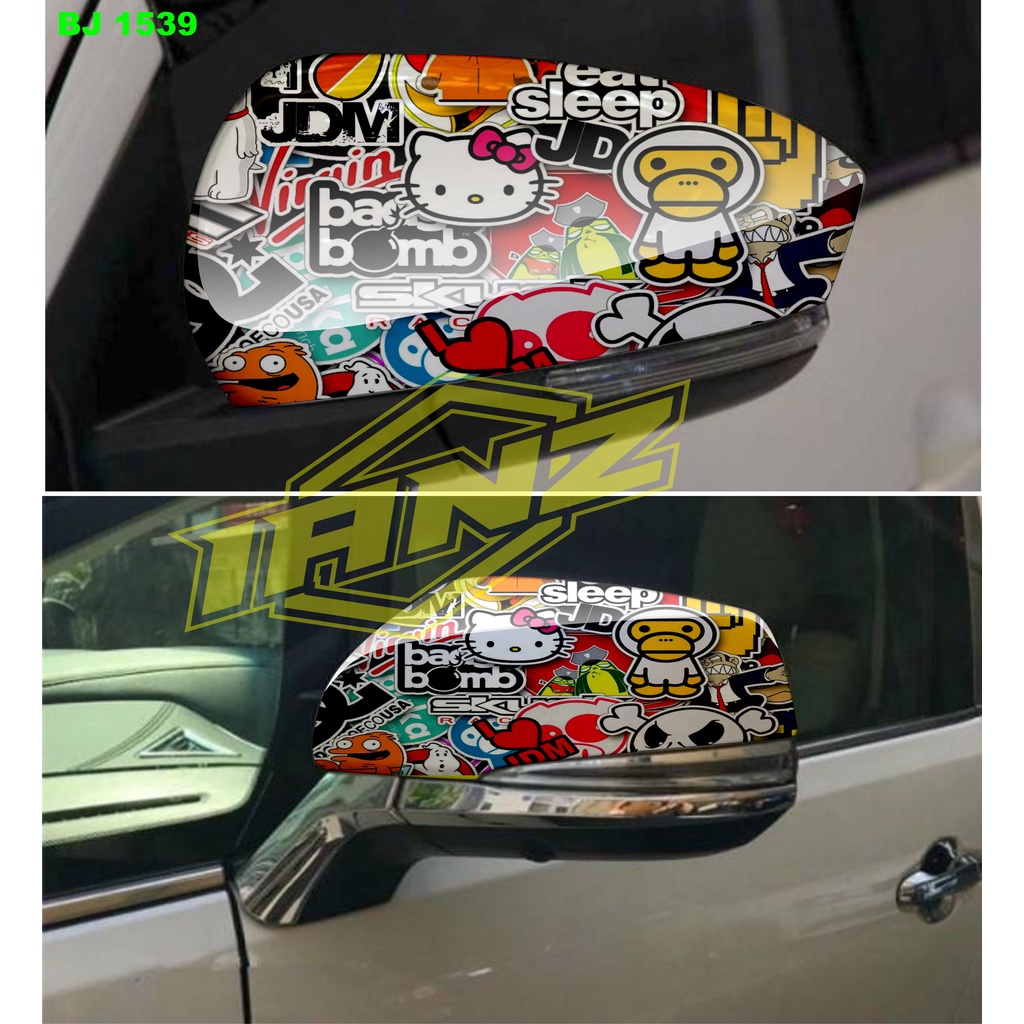 VARIASI STIKER SPION MOBIL KARTUN AESTHETIC  / STIKER MOBIL / STIKER SPION