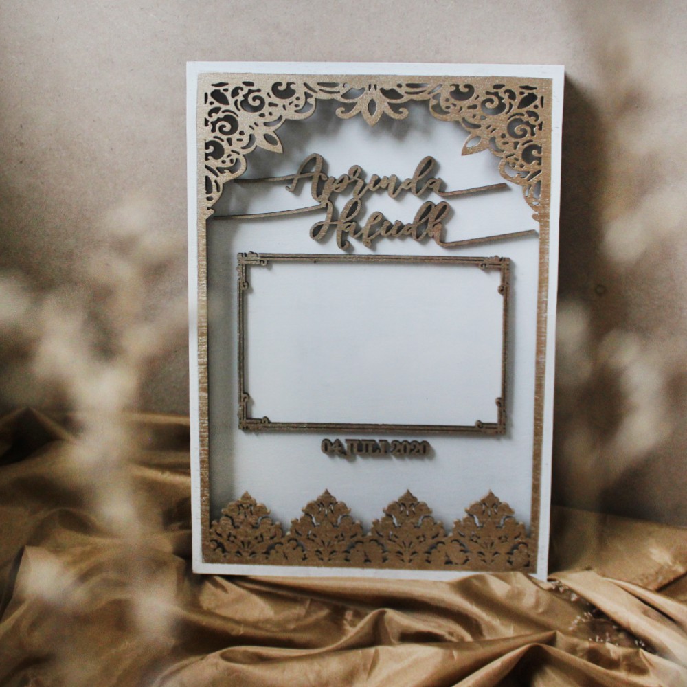 Frame Mahar 30x45 | Bingkai Mahar Rustic | Mahar Rustic