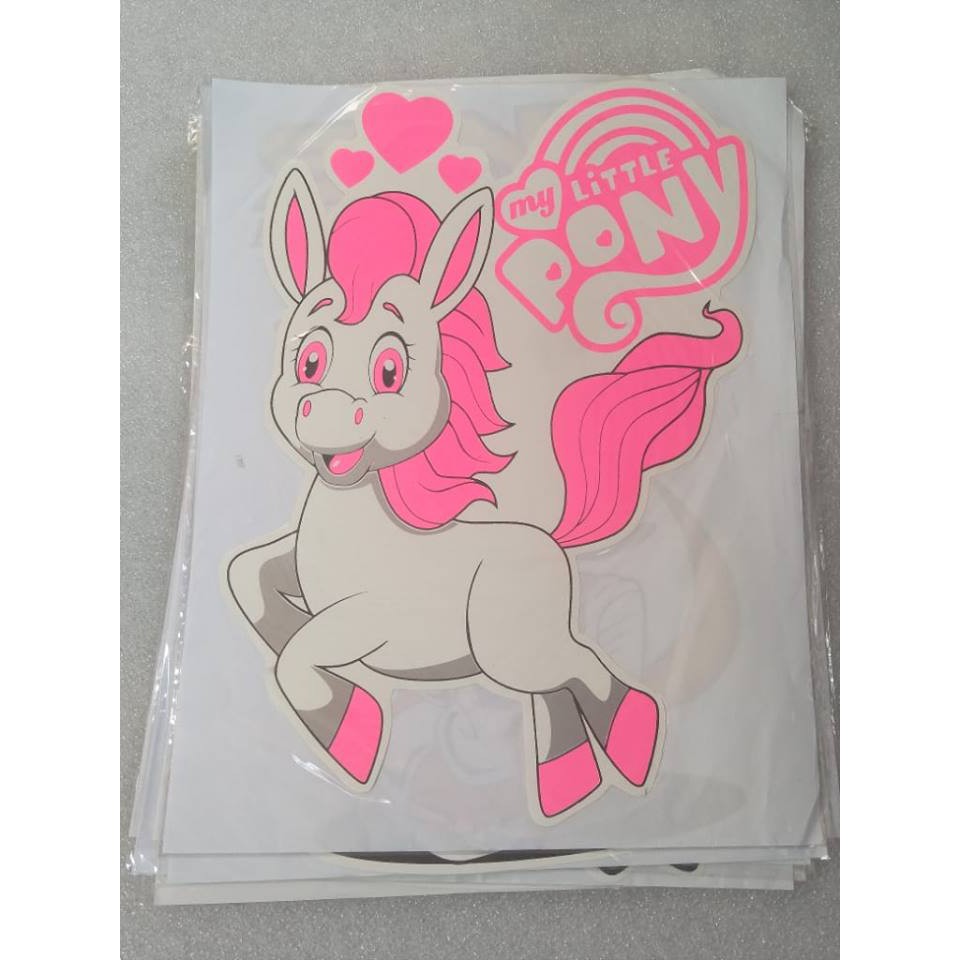 

STICKER 33x26cm KUDA PONY LITTLE PINK