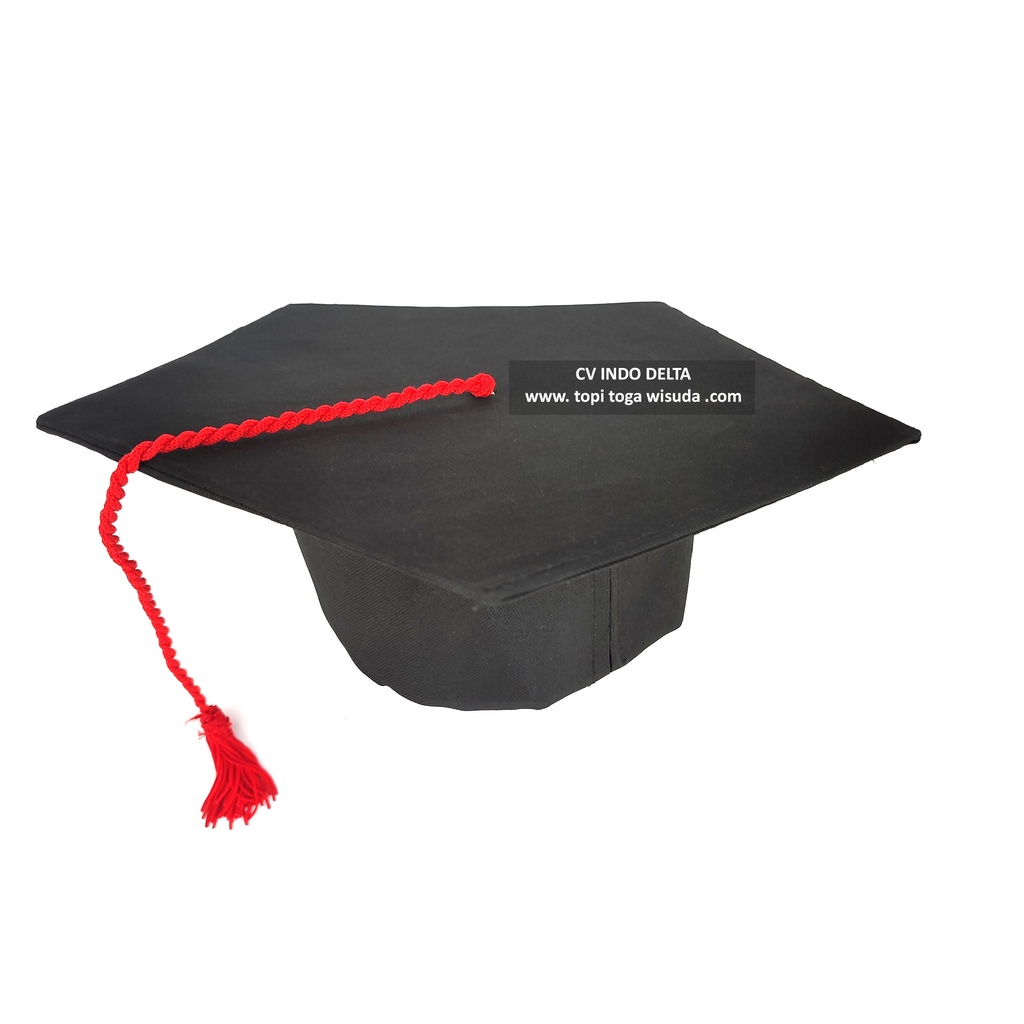Topi Toga Wisuda Grosir Ready Stock Pesan 100 pcs free ongkir baru TK SD SMP SMA Diploma Sarjana D3