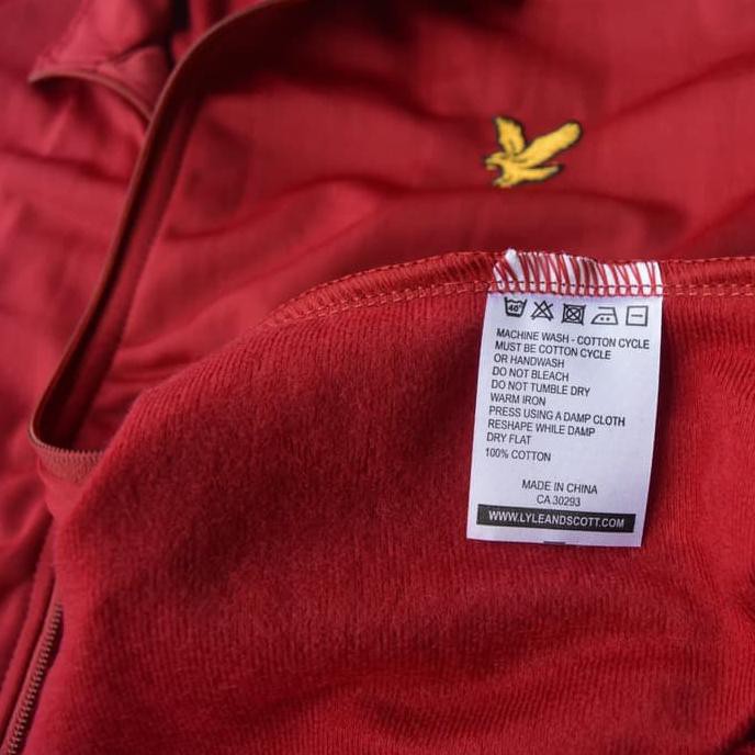 JAKET TRACKTOP LYLE&SCOTT MERAH