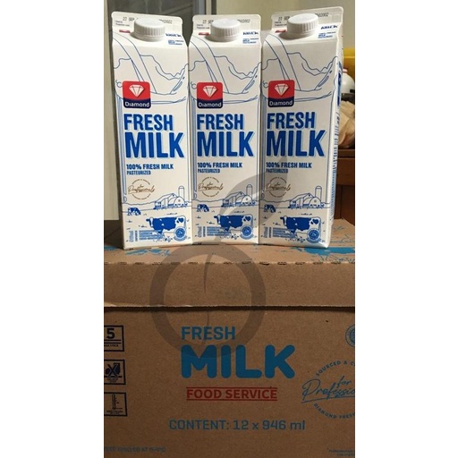 

[COD] KARTON - Diamond Fresh Milk PLAIN / Susu Segar Diamond PLAIN [COD]