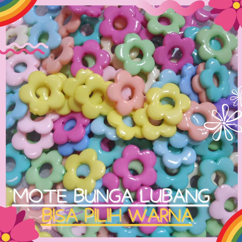 Mote Bunga Lubang Manik Bunga Lubang Mote Bunga Bolong Manik bunga Mote Bunga