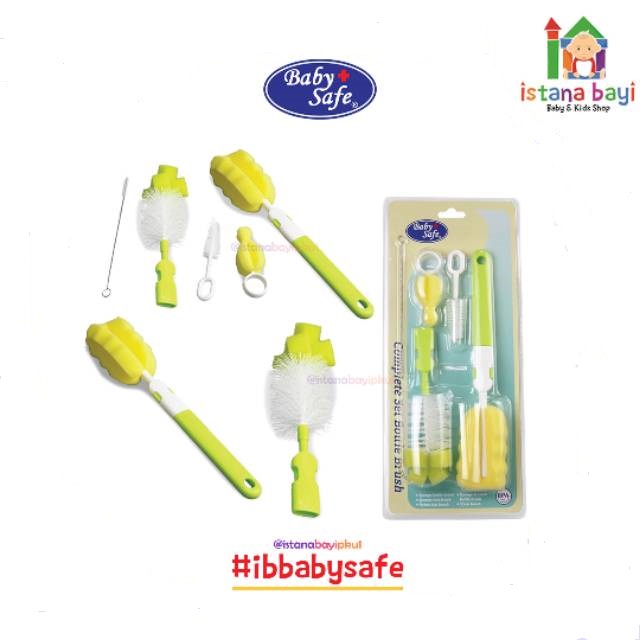 Baby safe Complete Set Bottle Brush - Sikat botol/BS 369