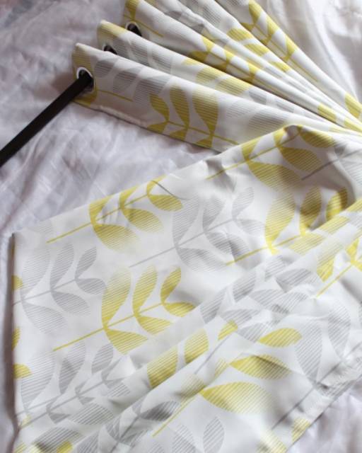 Gorden Blackout Blazer amanda kuning gorden jendela gorden pintu gorden minimalis tirai 140 x 200