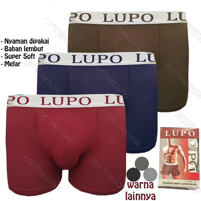 CELANA DALAM BOXER LUPO JUMBO XXL