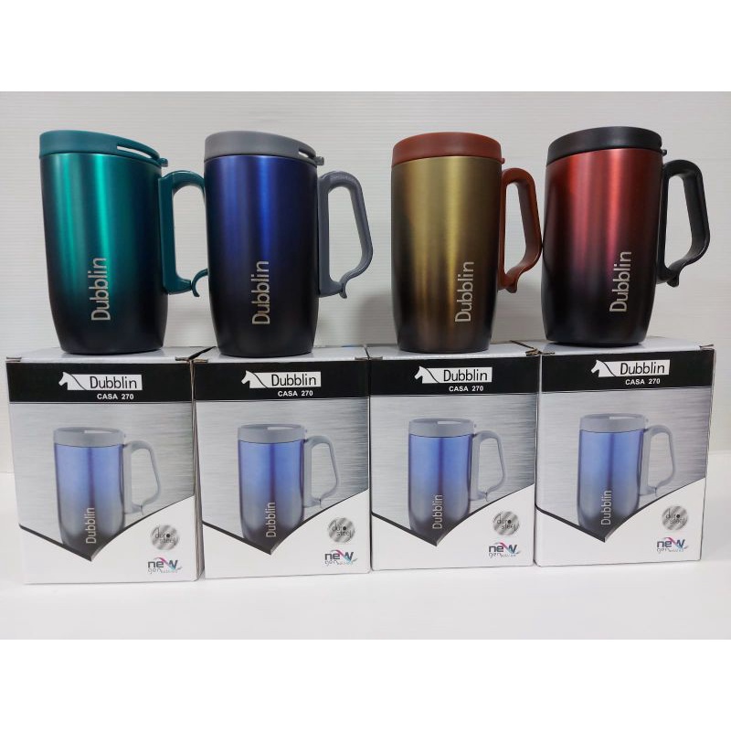 Mug Gelas Cangkir Bisa Panas Dingin 270 ml Dubblin CASA