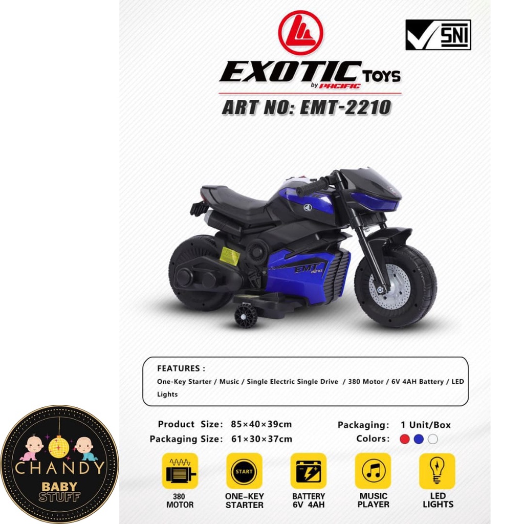 SEPEDA MOTOR AKI ANAK EXOTIC EMT 2210