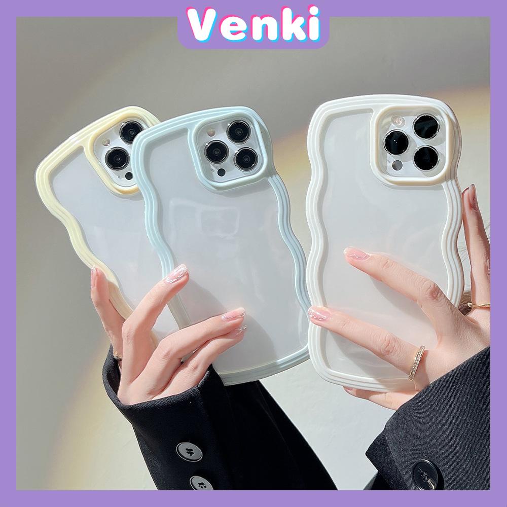 iPhone Case 2 in 1 Wave Candy Case Silicone Soft Case Clear Case Acrylic Frame Protection Camera Shockproof Compatible For iPhone 11 iPhone 13 Pro Max iPhone 12 Pro Max iPhone xr