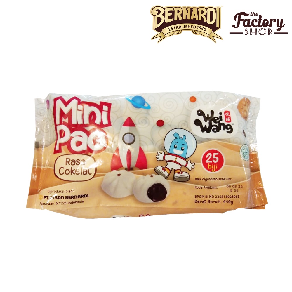 

WEI WANG MINIPAO COKLAT 25PC