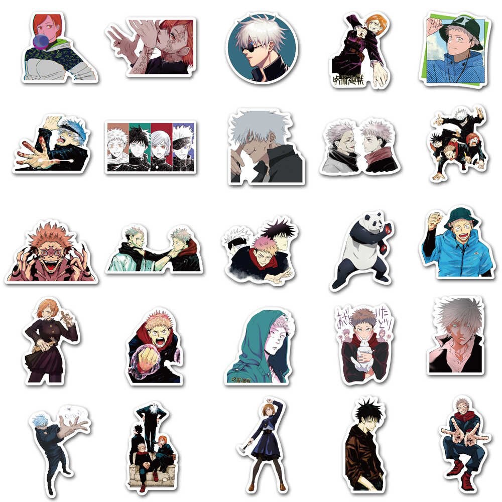 JK001 – Sticker / Stiker Anime Jepang Jujutsu Kaisen