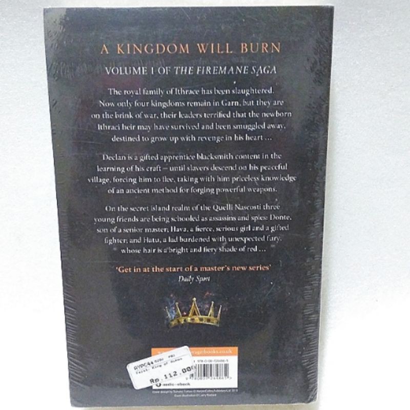 Buku Novel Impor Original King of Ashes Firemane Raymond E Feist