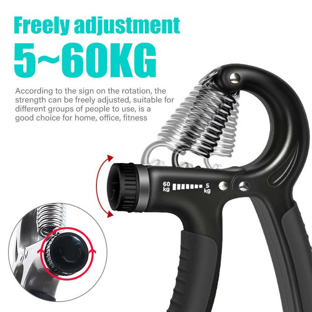 hand grip handgrip alat olahraga adjustable alat gym fitness latihan pembesar penguat otot tangan pria dan wanita