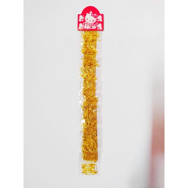 1renteng kancing gold | mini kancing emas | kancing kain